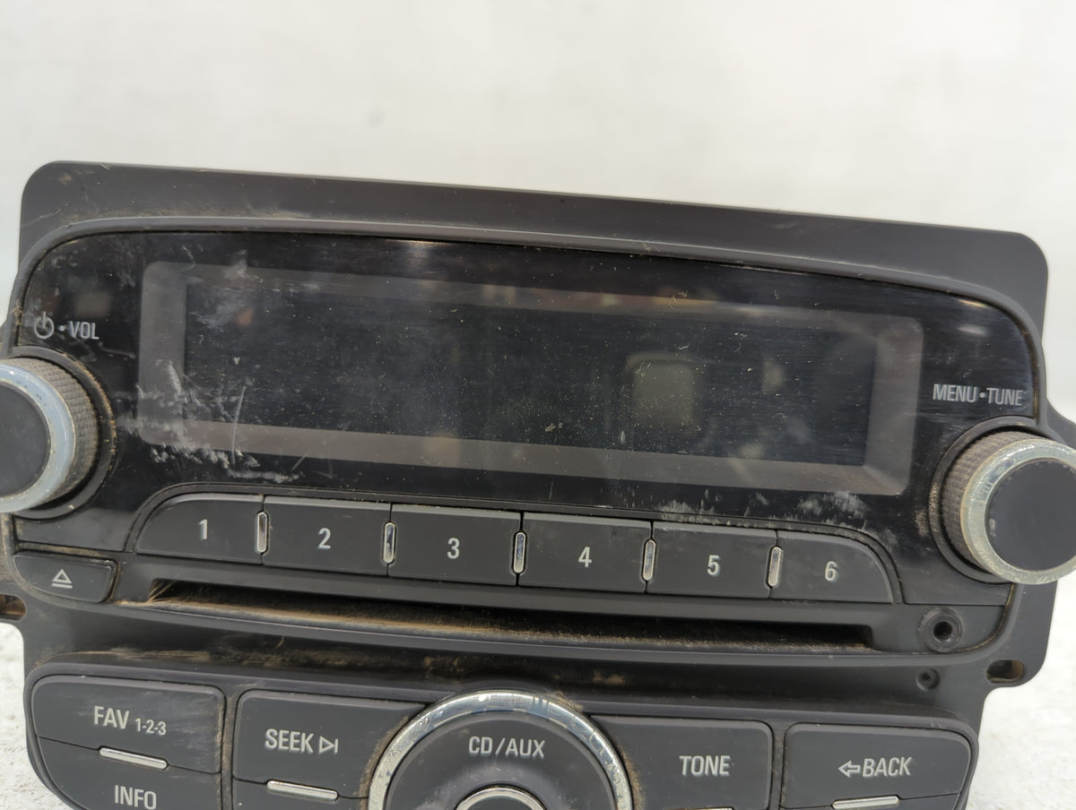 2012-2012 Chevrolet Sonic Am Fm Cd Player Radio Receiver 725695 - Oemusedautoparts1.com
