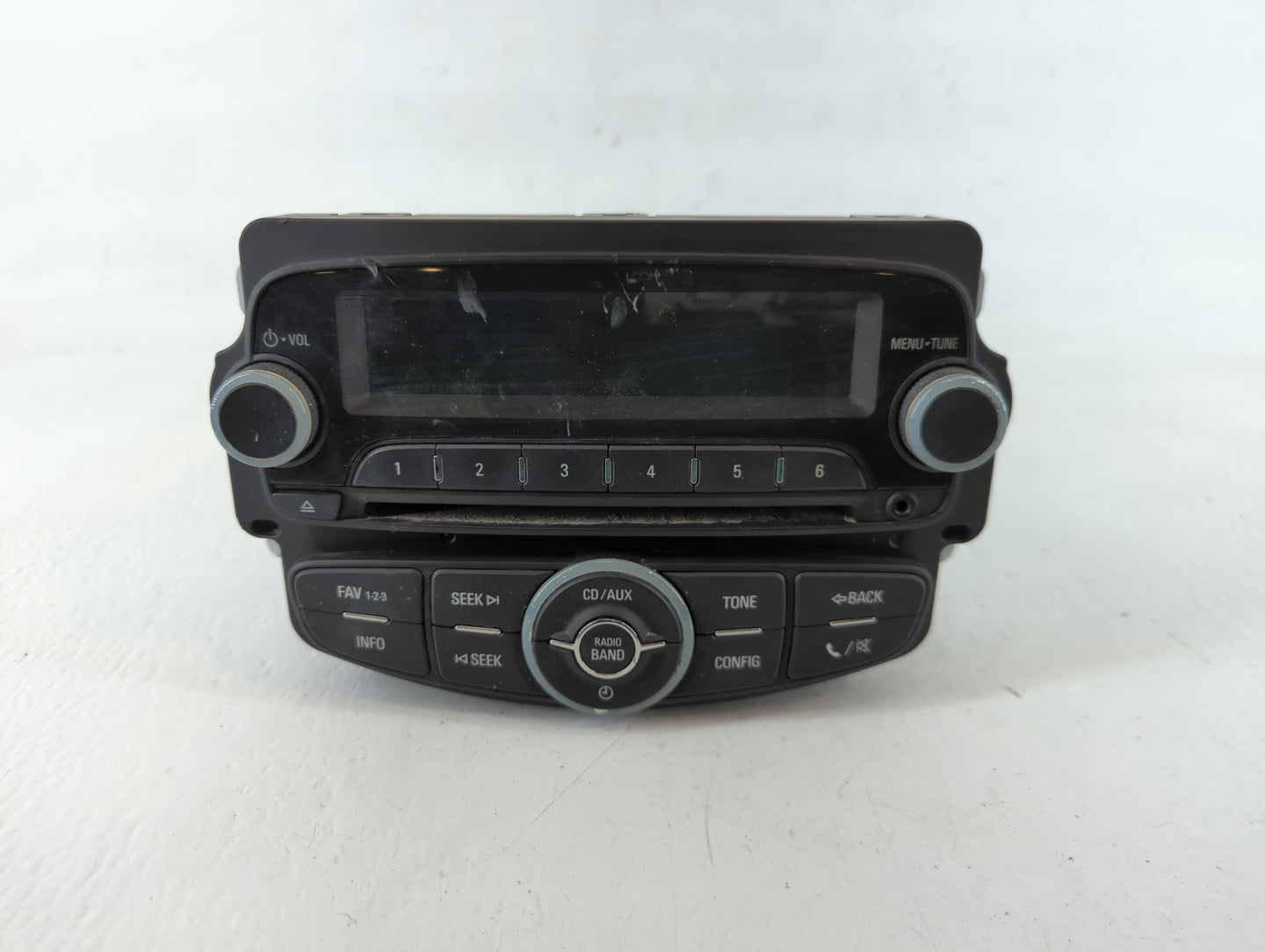 2012 Chevrolet Sonic Radio AM FM Cd Player Receiver Replacement P/N:95179057 Fits OEM Used Auto Parts - Oemusedautoparts1.co