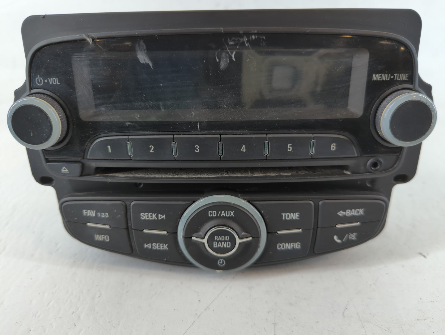 2012 Chevrolet Sonic Radio AM FM Cd Player Receiver Replacement P/N:95179057 Fits OEM Used Auto Parts - Oemusedautoparts1.co