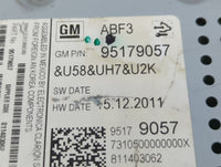2012 Chevrolet Sonic Radio AM FM Cd Player Receiver Replacement P/N:95179057 Fits OEM Used Auto Parts - Oemusedautoparts1.co