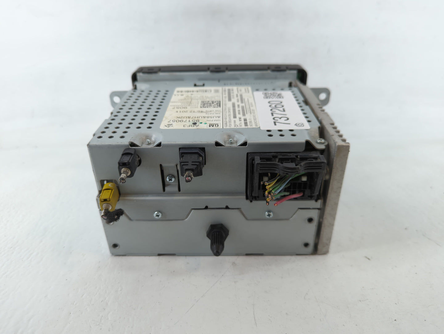 2012 Chevrolet Sonic Radio AM FM Cd Player Receiver Replacement P/N:95179057 Fits OEM Used Auto Parts - Oemusedautoparts1.co