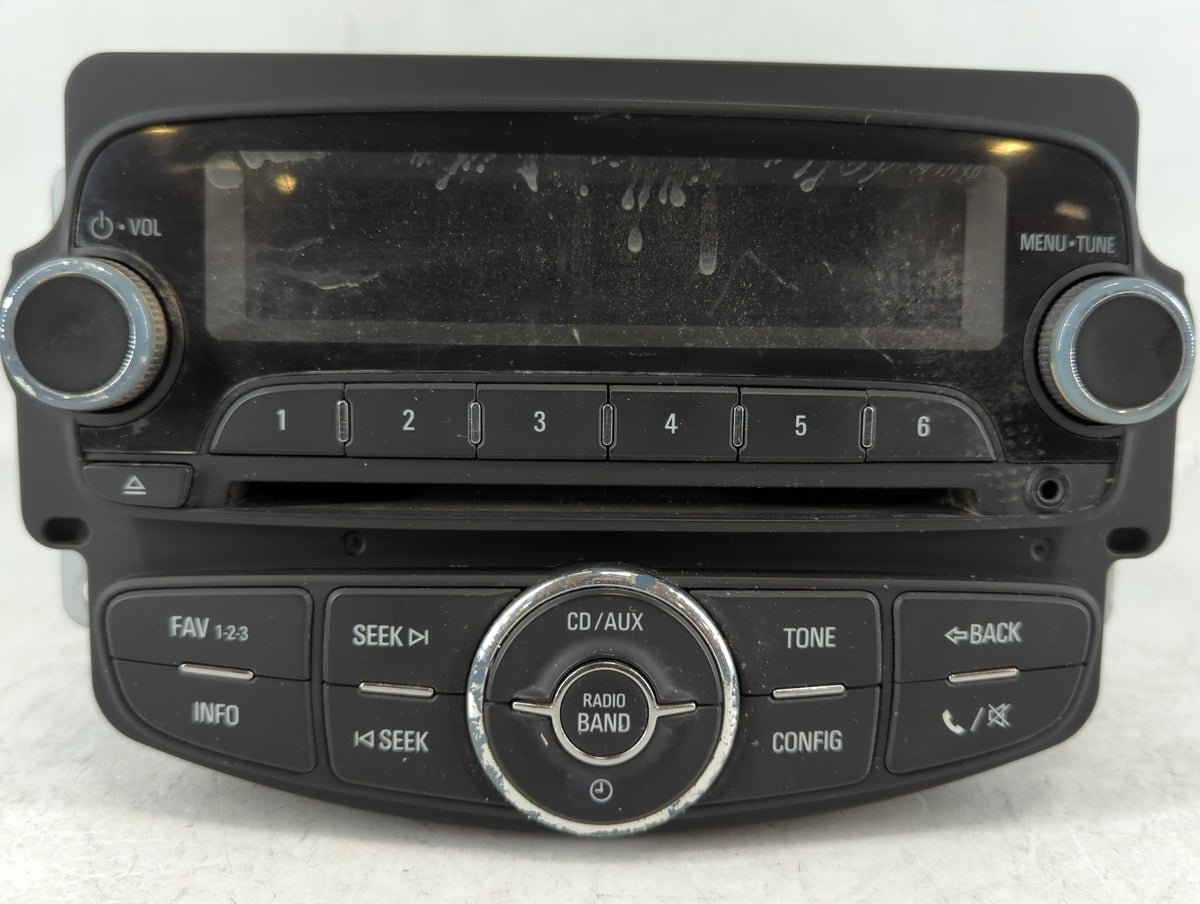 2012-2012 Chevrolet Sonic Am Fm Cd Player Radio Receiver 738284 - Oemusedautoparts1.com