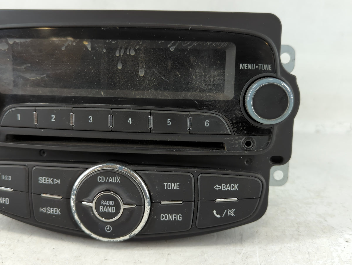 2012-2012 Chevrolet Sonic Am Fm Cd Player Radio Receiver 738284 - Oemusedautoparts1.com