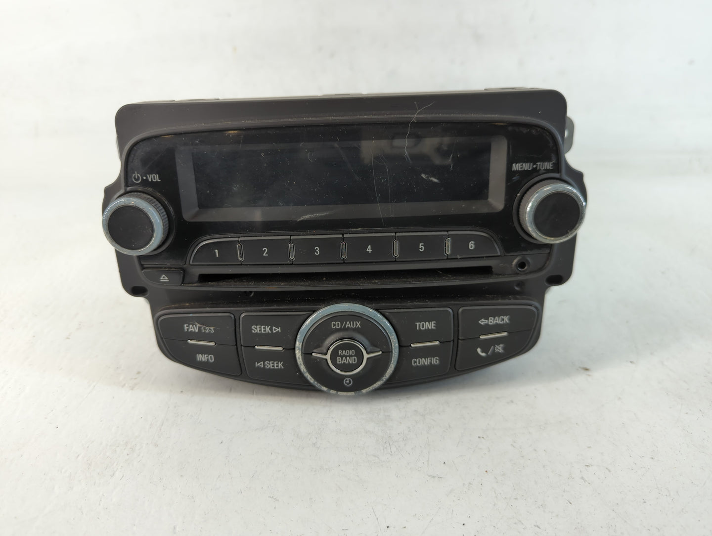 2012 Chevrolet Sonic Radio AM FM Cd Player Receiver Replacement P/N:95179057 Fits OEM Used Auto Parts - Oemusedautoparts1.co