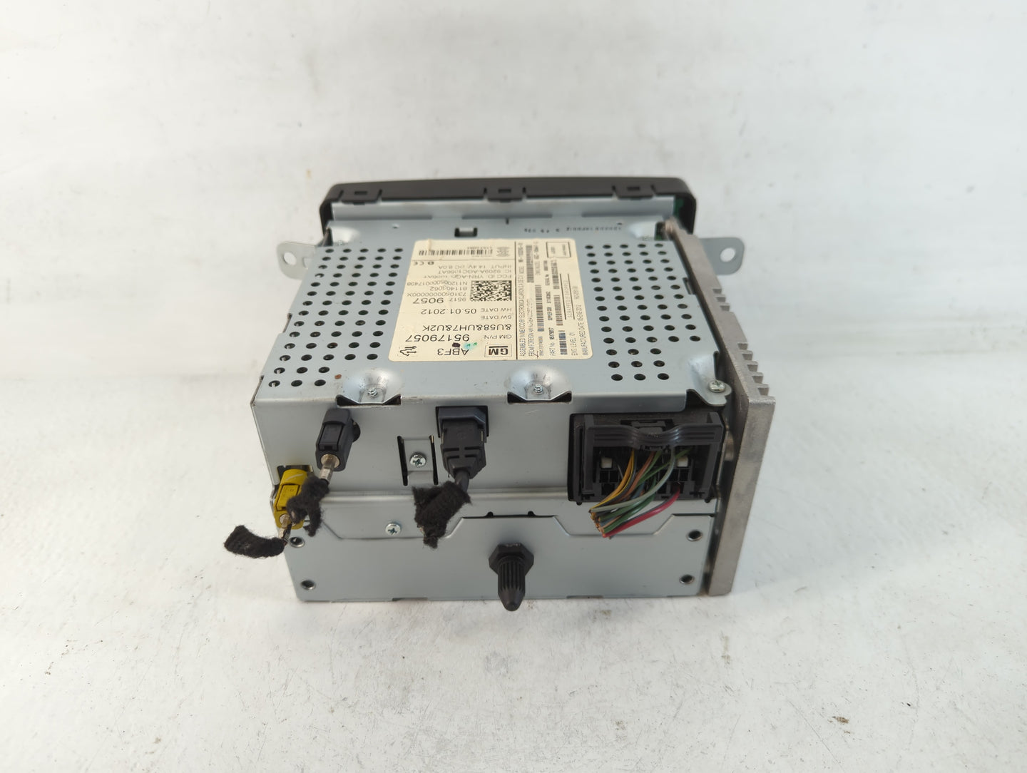 2012 Chevrolet Sonic Radio AM FM Cd Player Receiver Replacement P/N:95179057 Fits OEM Used Auto Parts - Oemusedautoparts1.co