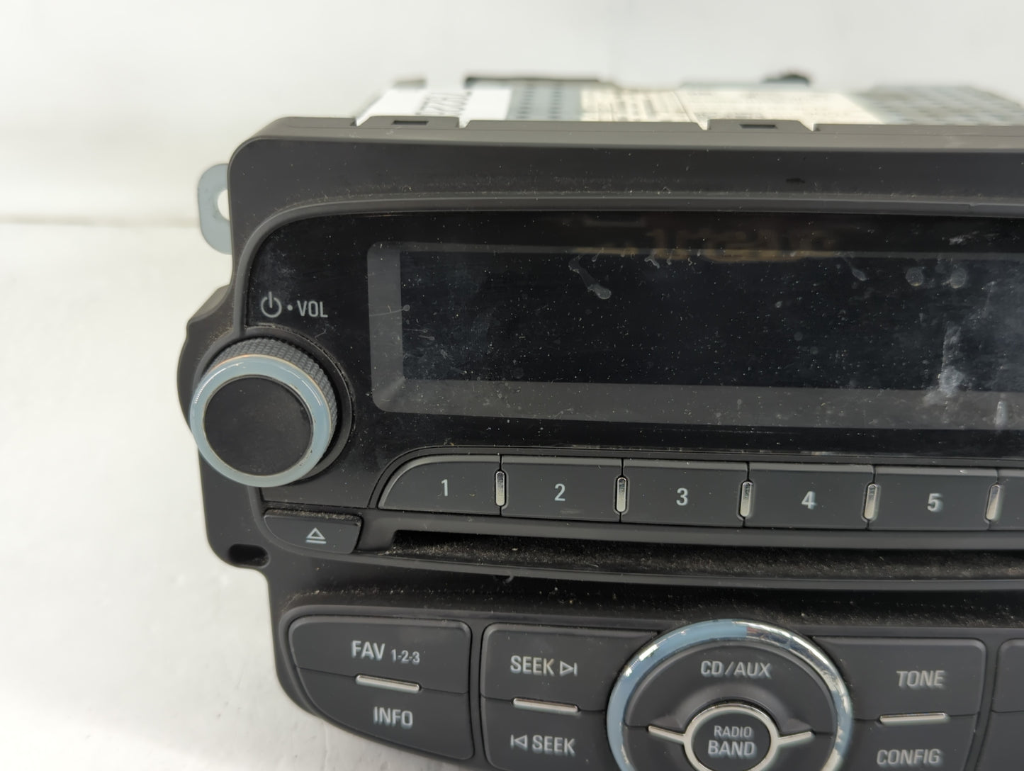2012 Chevrolet Sonic Radio AM FM Cd Player Receiver Replacement P/N:95179057 Fits OEM Used Auto Parts - Oemusedautoparts1.co