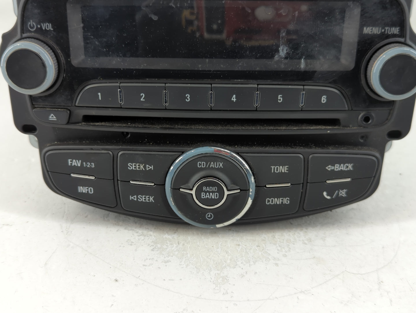 2012 Chevrolet Sonic Radio AM FM Cd Player Receiver Replacement P/N:95179057 Fits OEM Used Auto Parts - Oemusedautoparts1.co