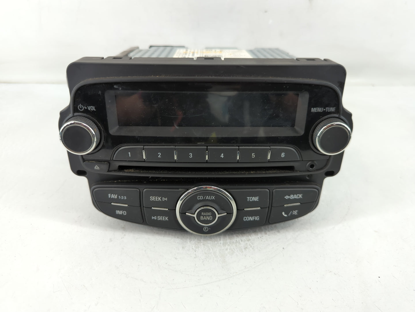 2012 Chevrolet Sonic Radio AM FM Cd Player Receiver Replacement P/N:95179057 Fits OEM Used Auto Parts - Oemusedautoparts1.co