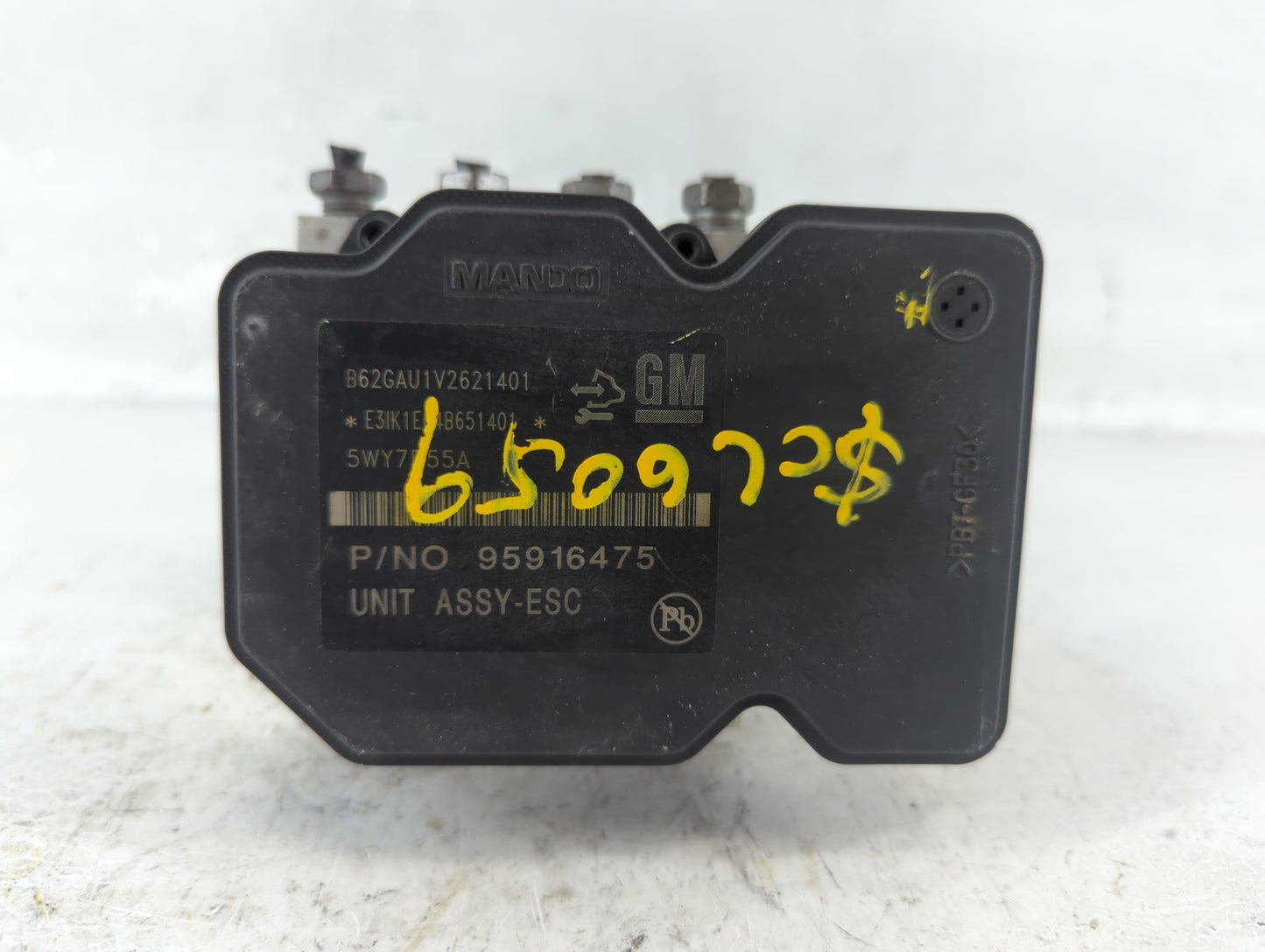 2012-2013 Chevrolet Sonic ABS Pump Control Module Replacement P/N:95173880 Fits Fits 2012 2013 OEM Used Auto Parts - Oemused