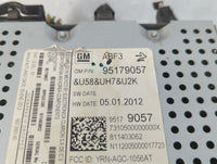 2012 Chevrolet Sonic Radio AM FM Cd Player Receiver Replacement P/N:95179057 Fits OEM Used Auto Parts - Oemusedautoparts1.co