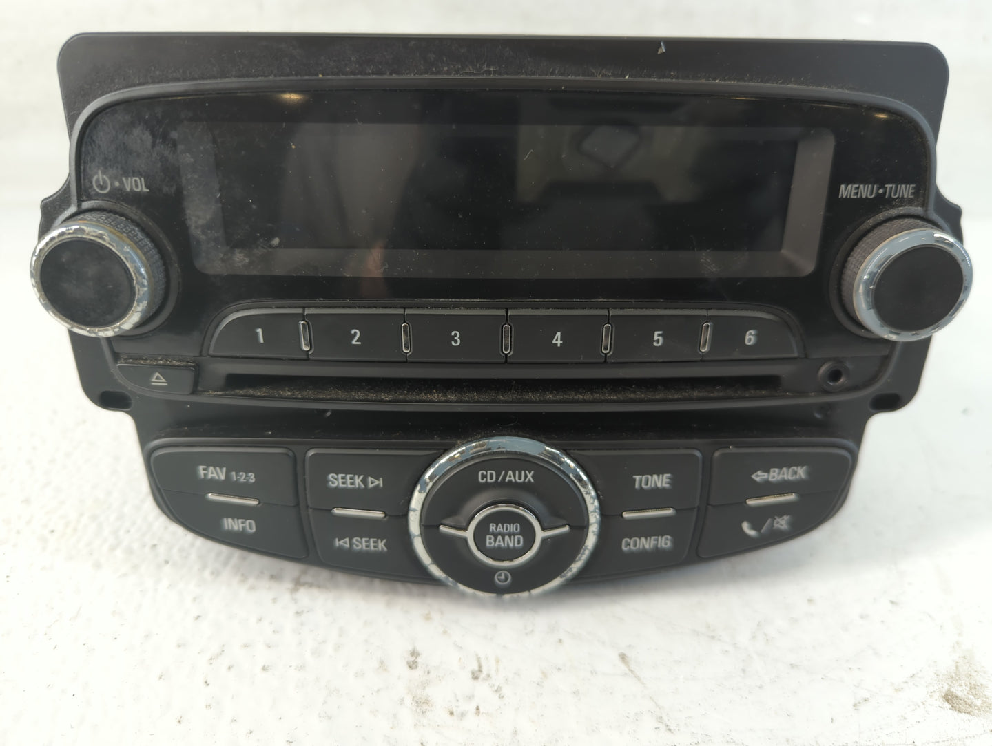 2012 Chevrolet Sonic Radio AM FM Cd Player Receiver Replacement P/N:95179050 Fits OEM Used Auto Parts - Oemusedautoparts1.co