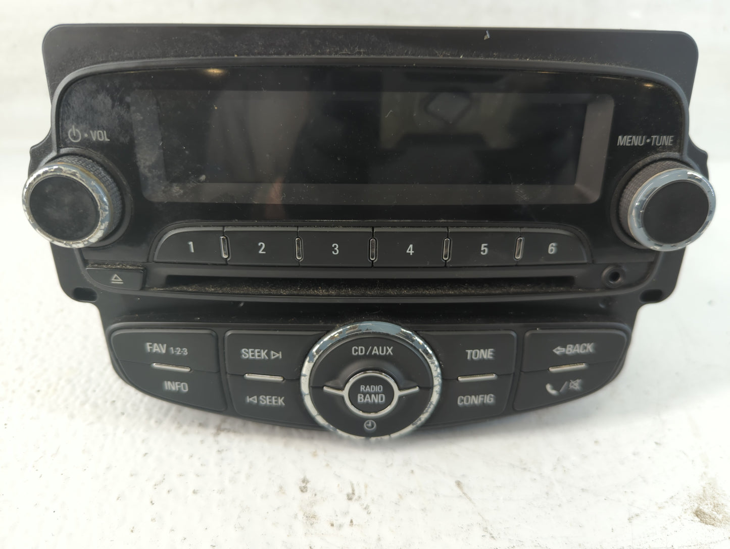 2012 Chevrolet Sonic Radio AM FM Cd Player Receiver Replacement P/N:95179050 Fits OEM Used Auto Parts - Oemusedautoparts1.co