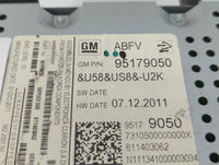 2012 Chevrolet Sonic Radio AM FM Cd Player Receiver Replacement P/N:95179050 Fits OEM Used Auto Parts - Oemusedautoparts1.co