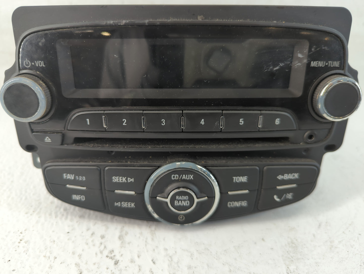 2012 Chevrolet Sonic Radio AM FM Cd Player Receiver Replacement P/N:95179057 Fits OEM Used Auto Parts - Oemusedautoparts1.co