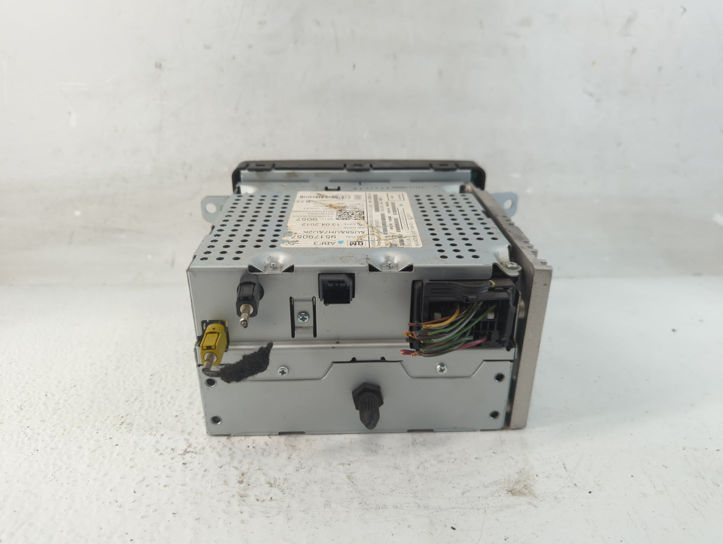 2012 Chevrolet Sonic Radio AM FM Cd Player Receiver Replacement P/N:95179057 Fits OEM Used Auto Parts - Oemusedautoparts1.co