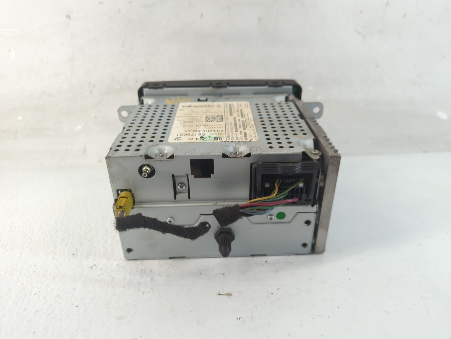2012 Chevrolet Sonic Radio AM FM Cd Player Receiver Replacement P/N:95179051 Fits OEM Used Auto Parts - Oemusedautoparts1.co