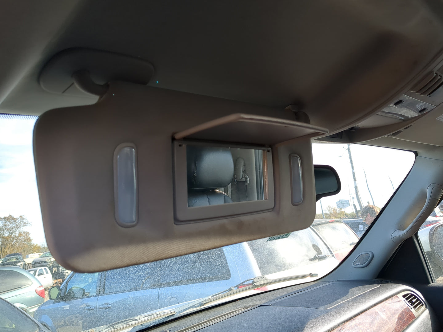 2007-2014 Chevrolet Tahoe Sun Visor Shade Replacement Driver Left Mirror Fits Fits 2007 2008 2009 2010 2011 2012 2013 2014 O