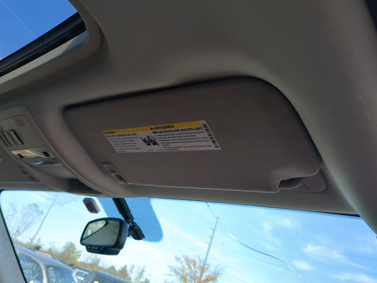 2007-2014 Chevrolet Tahoe Sun Visor Shade Replacement Passenger Right Mirror Fits Fits 2007 2008 2009 2010 2011 2012 2013 20