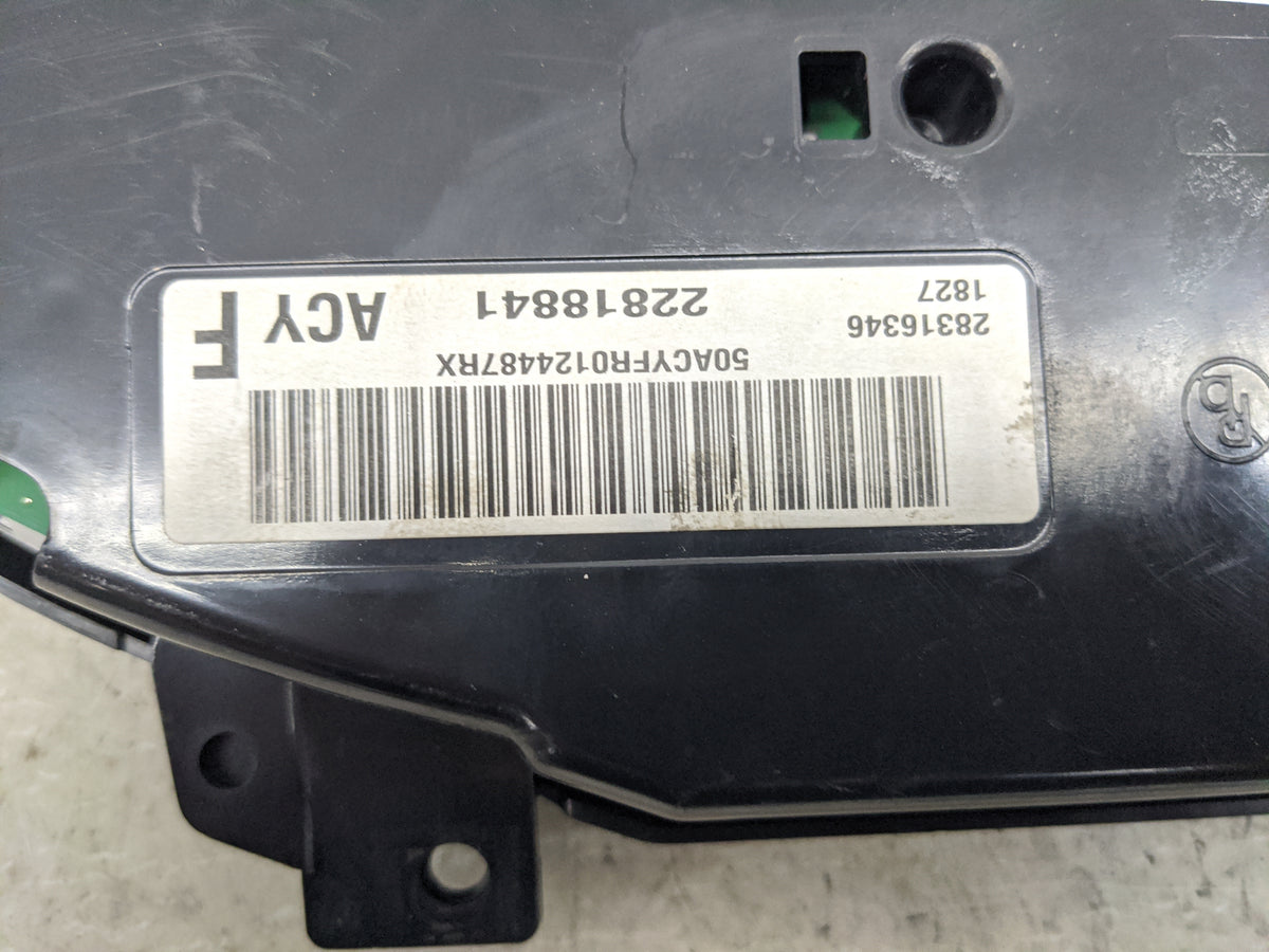 2009-2013 Chevrolet Traverse Instrument Cluster Speedometer Gauges P/N:28316346 22818841 Miles:122K Fits OEM Used Auto Parts