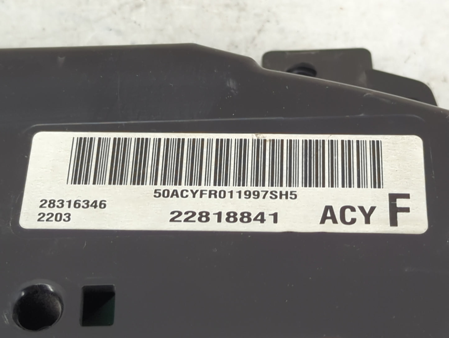 2012 Chevrolet Traverse Instrument Cluster Speedometer Gauges P/N:28316346 22818841 Miles: Fits OEM Used Auto Parts - Oemuse