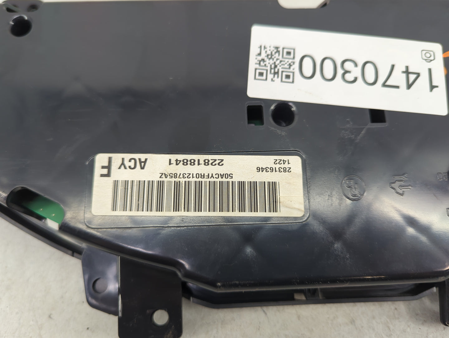 2012 Chevrolet Traverse Instrument Cluster Speedometer Gauges P/N:28316346 22818841, 50ACYFR0123785A2 Miles:127K Fits OEM Us