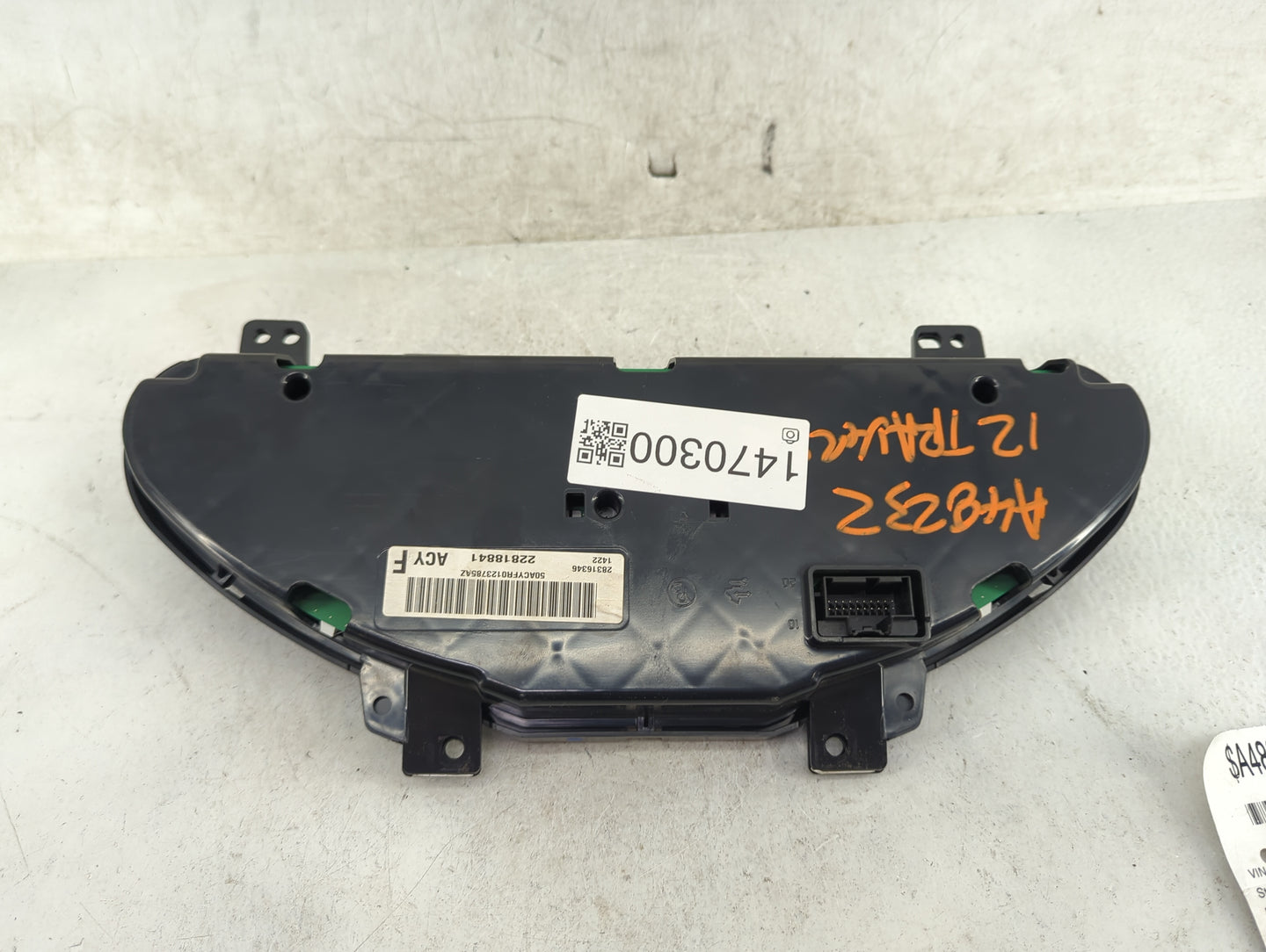 2012 Chevrolet Traverse Instrument Cluster Speedometer Gauges P/N:28316346 22818841, 50ACYFR0123785A2 Miles:127K Fits OEM Us