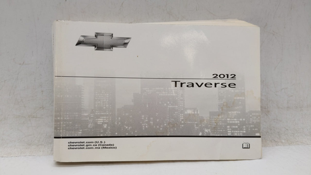 2012 Chevrolet Traverse Owners Manual Book Guide OEM Used Auto Parts - Oemusedautoparts1.com