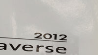 2012 Chevrolet Traverse Owners Manual Book Guide OEM Used Auto Parts - Oemusedautoparts1.com