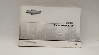 compare product 2012 Chevrolet Traverse Owners Manual Book Guide P/N:20906535 B OEM Used Auto Parts