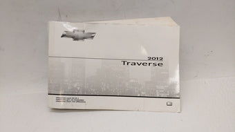 compare product 2012 Chevrolet Traverse Owners Manual Book Guide OEM Used Auto Parts