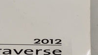 2012 Chevrolet Traverse Owners Manual Book Guide OEM Used Auto Parts - Oemusedautoparts1.com