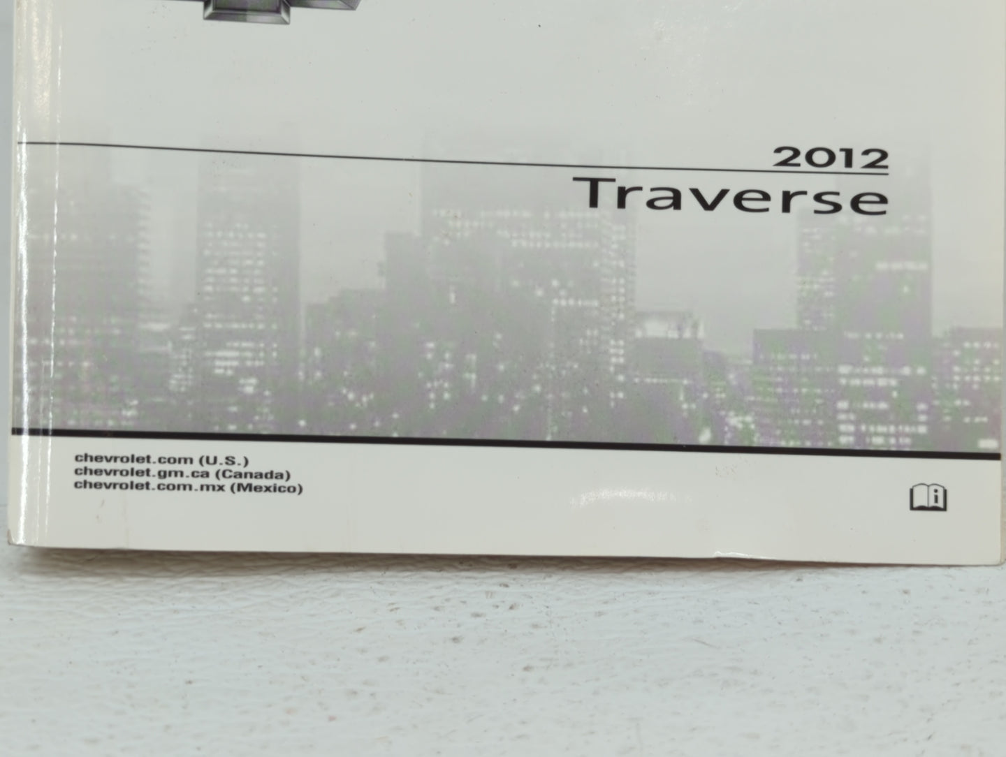2012 Chevrolet Traverse Owners Manual Book Guide OEM Used Auto Parts - Oemusedautoparts1.com