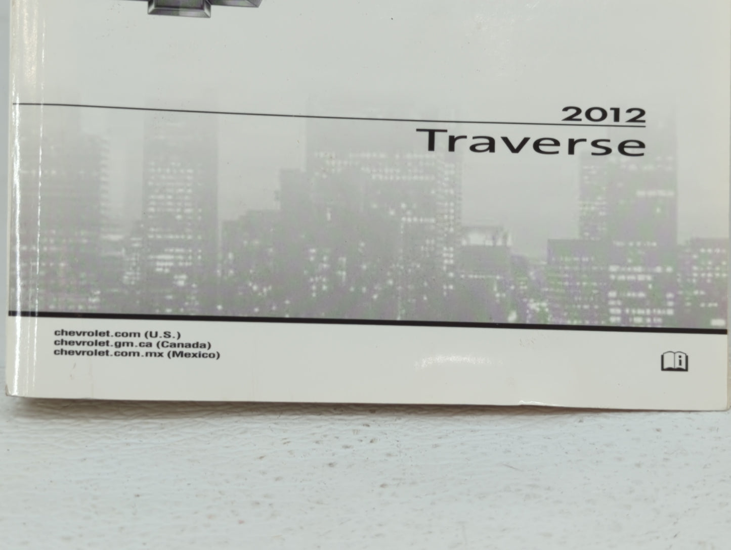 2012 Chevrolet Traverse Owners Manual Book Guide OEM Used Auto Parts - Oemusedautoparts1.com