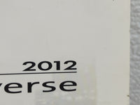 2012 Chevrolet Traverse Owners Manual Book Guide OEM Used Auto Parts - Oemusedautoparts1.com