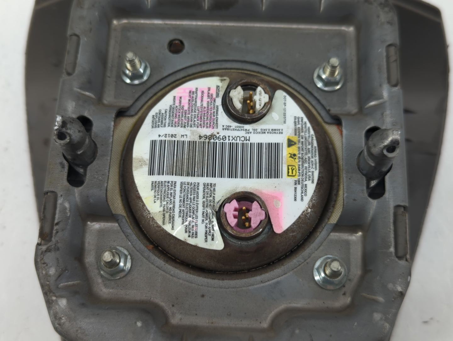 2012 Chevrolet Traverse Air Bag Driver Left Steering Wheel Mounted P/N:AB2576Z249110025 Fits OEM Used Auto Parts - Oemusedau
