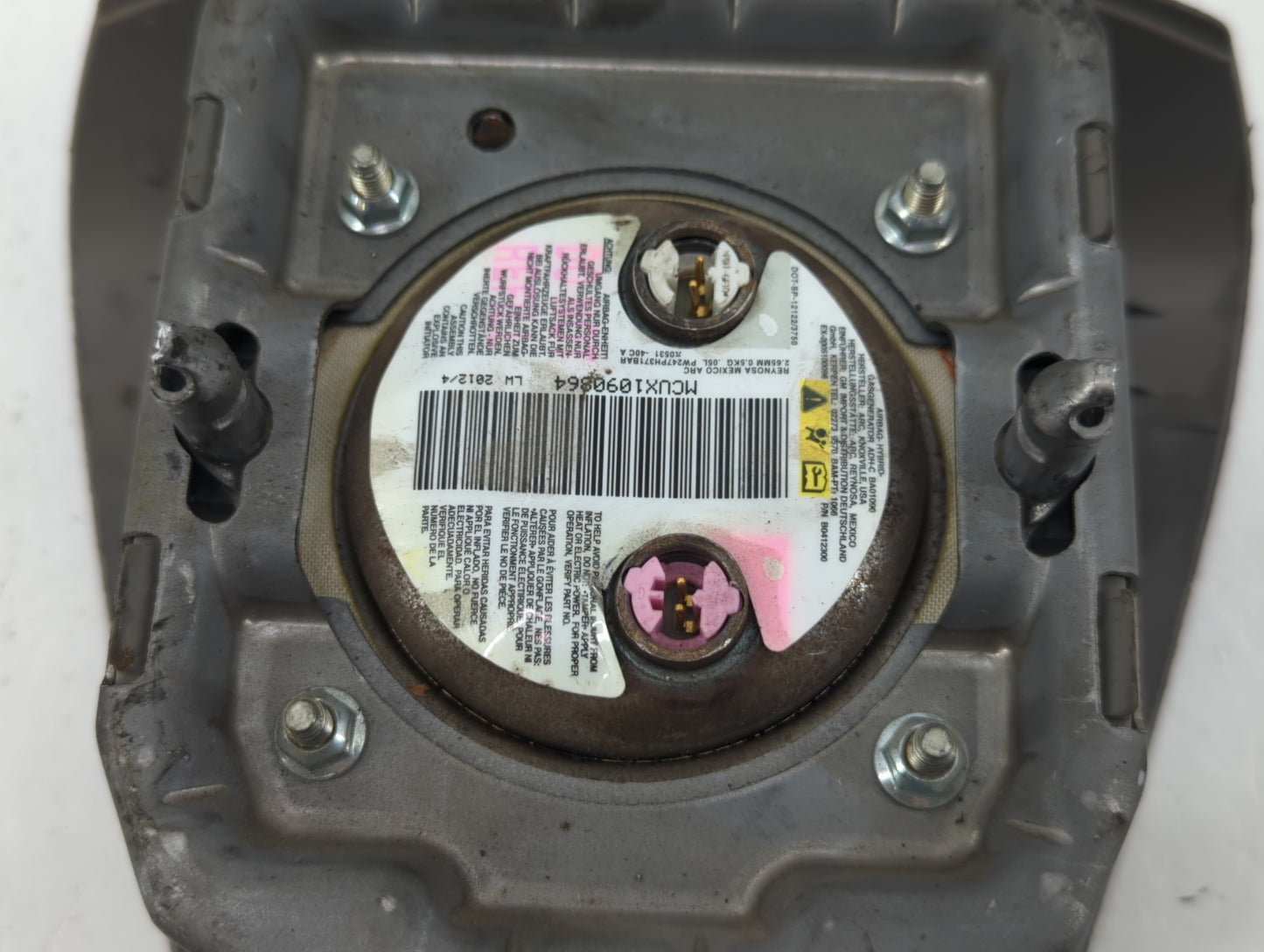 2012 Chevrolet Traverse Air Bag Driver Left Steering Wheel Mounted P/N:AB2576Z249110025 Fits OEM Used Auto Parts - Oemusedau