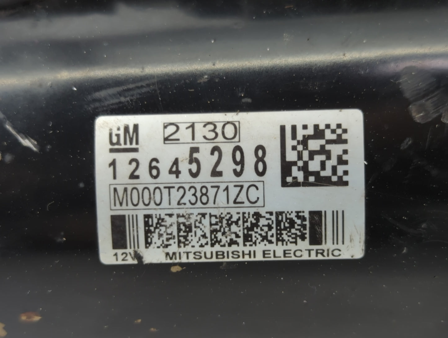2012 Chevrolet Traverse Car Starter Motor Solenoid OEM P/N:12645298 Fits OEM Used Auto Parts - Oemusedautoparts1.com