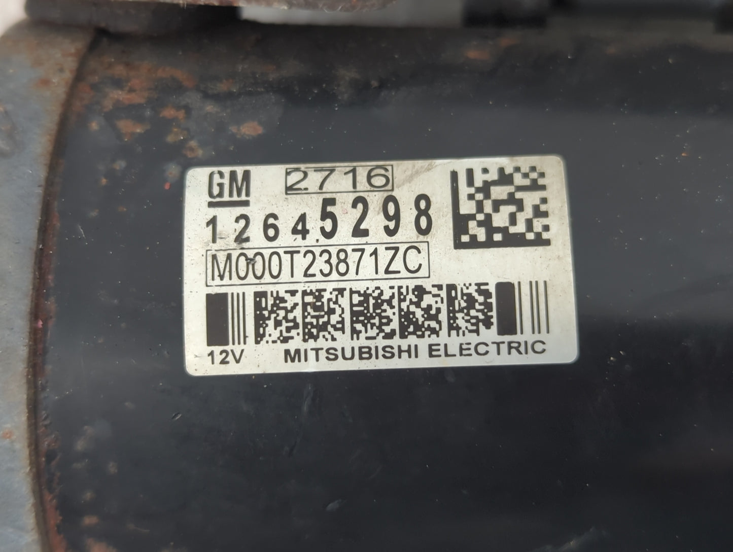 2012 Chevrolet Traverse Car Starter Motor Solenoid OEM P/N:12645298 Fits OEM Used Auto Parts - Oemusedautoparts1.com