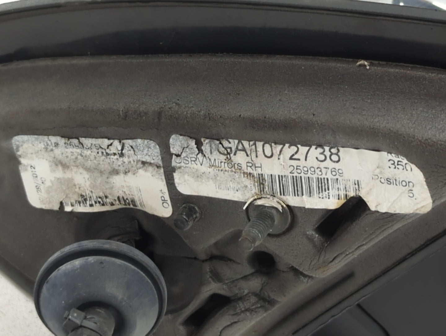 2015-2017 Chevrolet Traverse Passenger Side View Mirror - Right Door Mirror OEM Used - Oemusedautoparts1.com