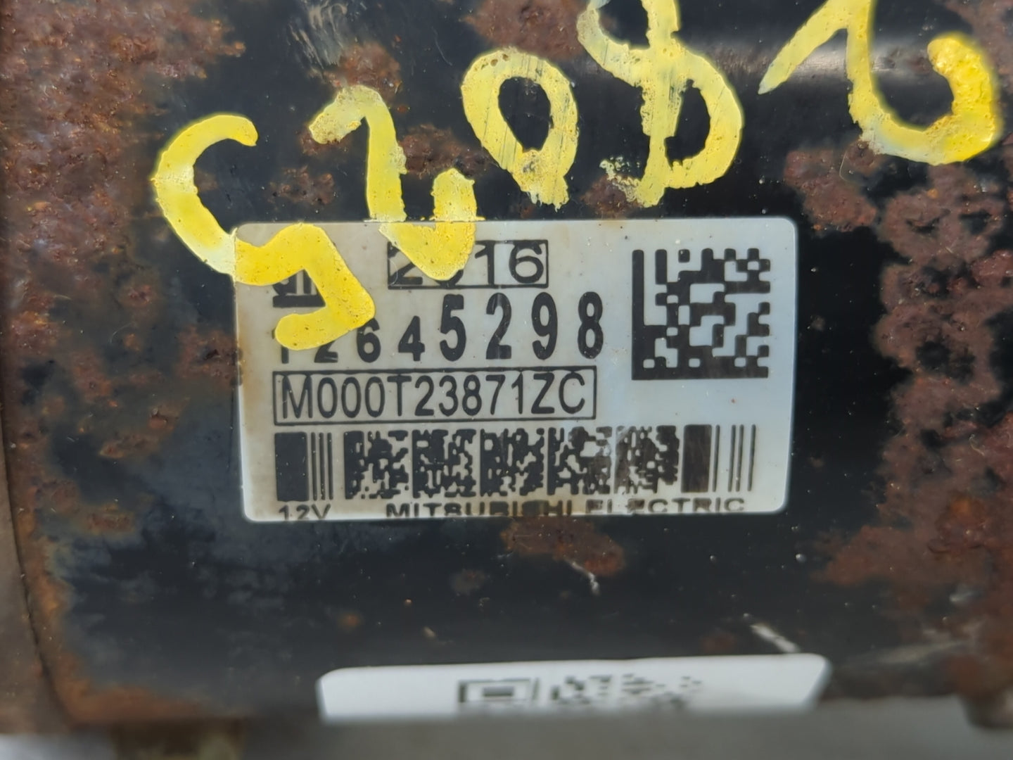 2012 Chevrolet Traverse Car Starter Motor Solenoid OEM P/N:12645298 Fits OEM Used Auto Parts - Oemusedautoparts1.com