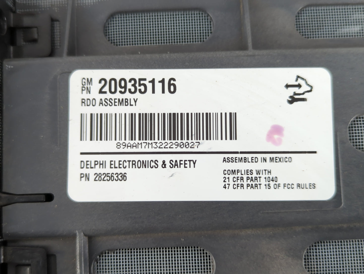 2015-2017 Chevrolet Traverse Radio Control Panel - Oemusedautoparts1.com