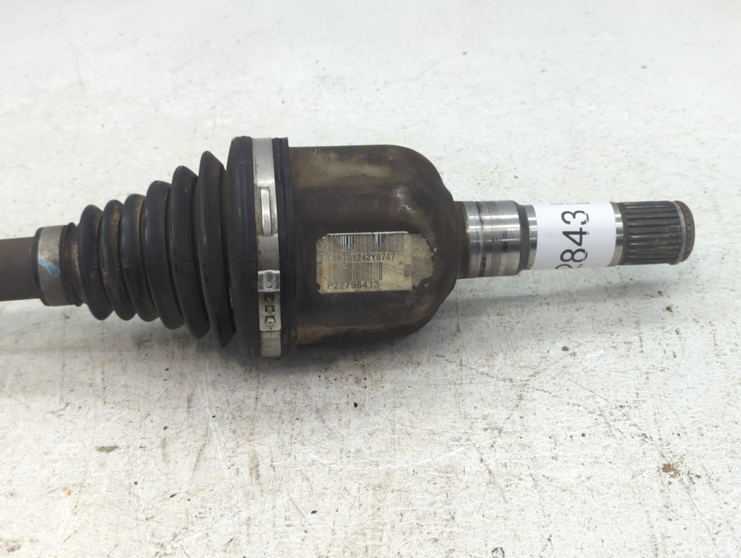 2017-2017 Chevrolet Traverse Axle Shaft Front Driver Cv C/v - Oemusedautoparts1.com
