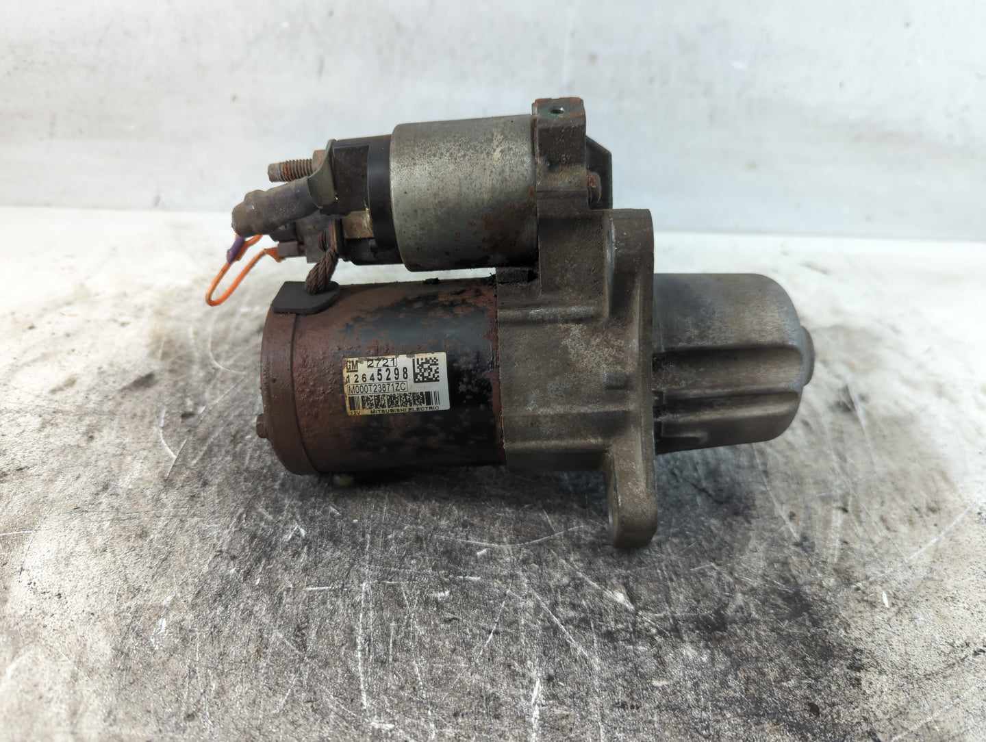 2012 Chevrolet Traverse Car Starter Motor Solenoid OEM P/N:12645298 Fits OEM Used Auto Parts - Oemusedautoparts1.com