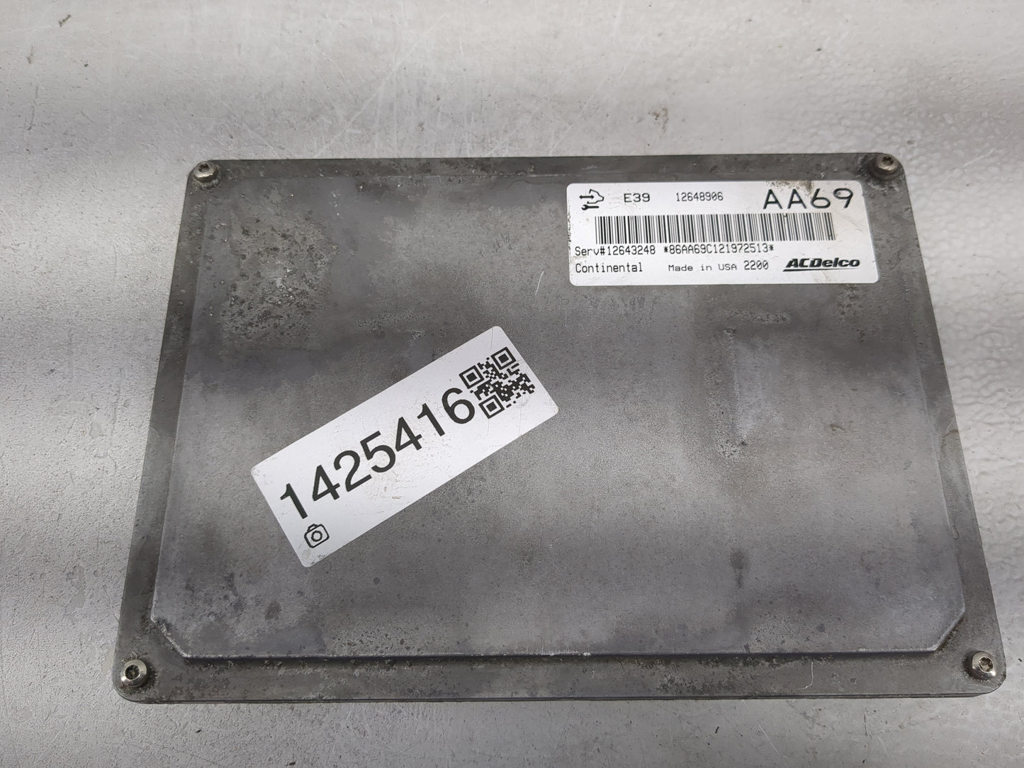 2012 Chevrolet Travrs PCM Engine Control Computer ECU ECM PCU OEM P/N:12648906 12643248 Fits Fits 2013 2014 2015 2016 OEM Us
