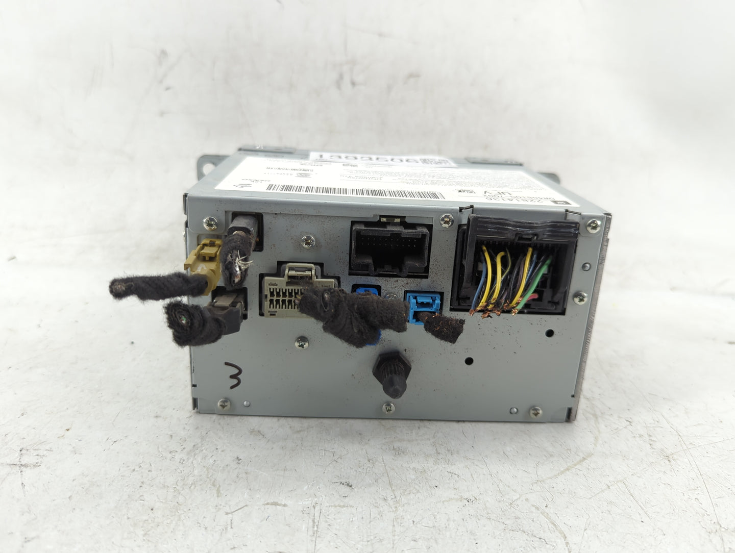 2012 Chevrolet Volt Radio AM FM Cd Player Receiver Replacement P/N:22814136 Fits OEM Used Auto Parts - Oemusedautoparts1.com
