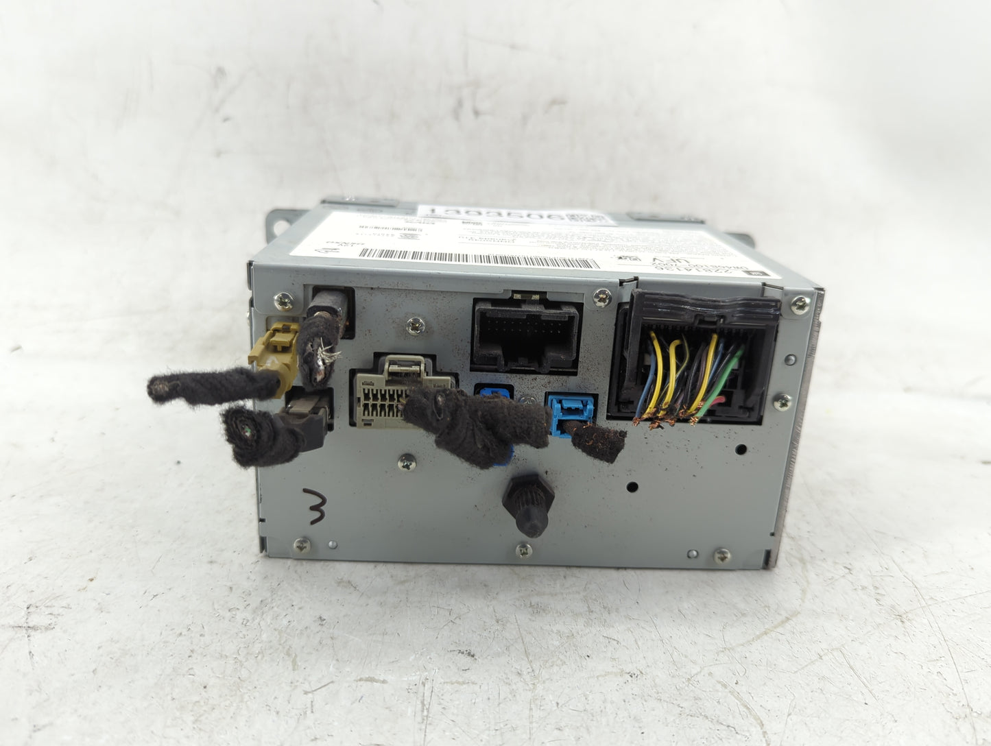 2012 Chevrolet Volt Radio AM FM Cd Player Receiver Replacement P/N:22814136 Fits OEM Used Auto Parts - Oemusedautoparts1.com