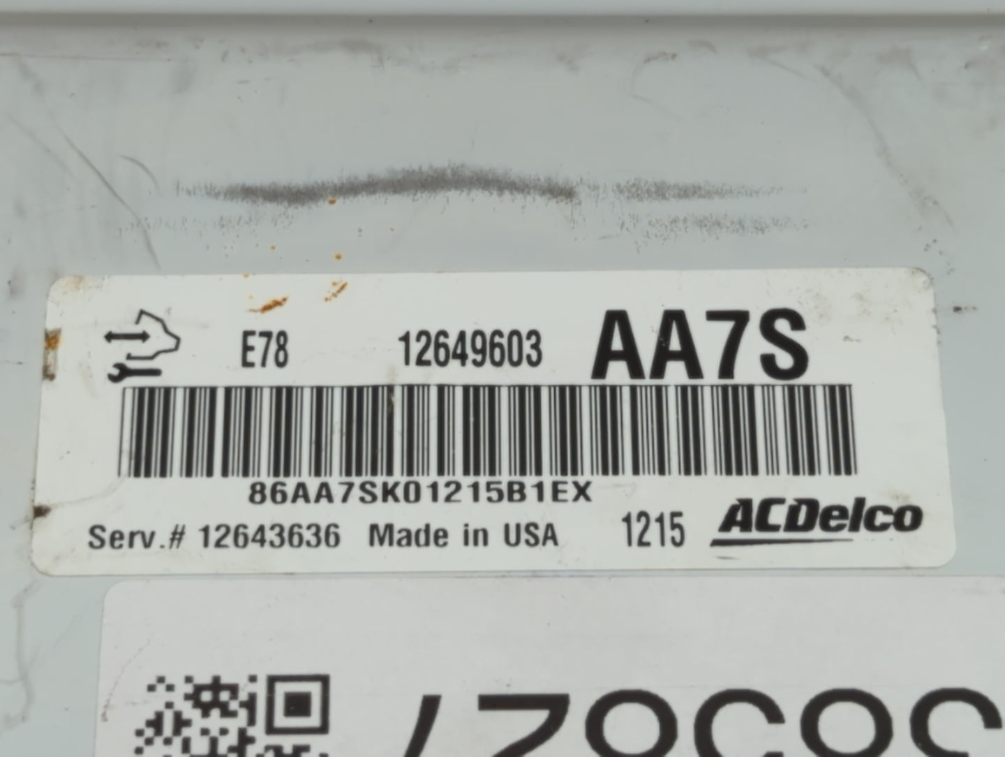 2011-2013 Chevrolet Volt PCM Engine Control Computer ECU ECM PCU OEM P/N:12649603 12643636 Fits Fits 2011 2012 2013 OEM Used