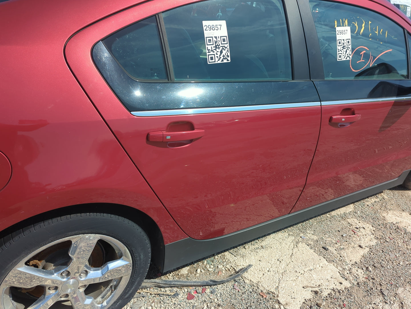 2011-2015 Chevrolet Volt Passenger Rear Door Oem - Oemusedautoparts1.com