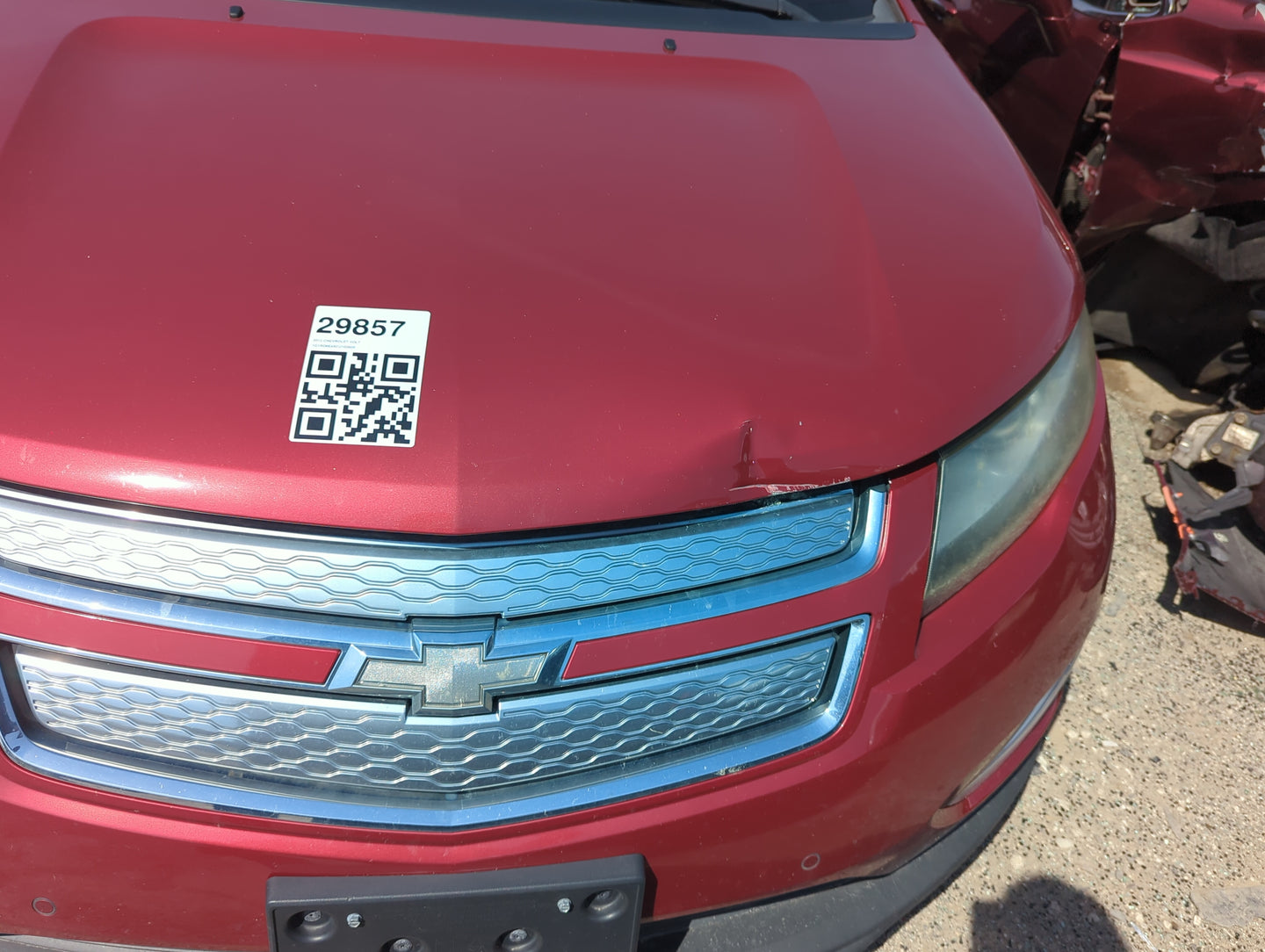 2011-2015 Chevrolet Volt Hood Oem - Oemusedautoparts1.com