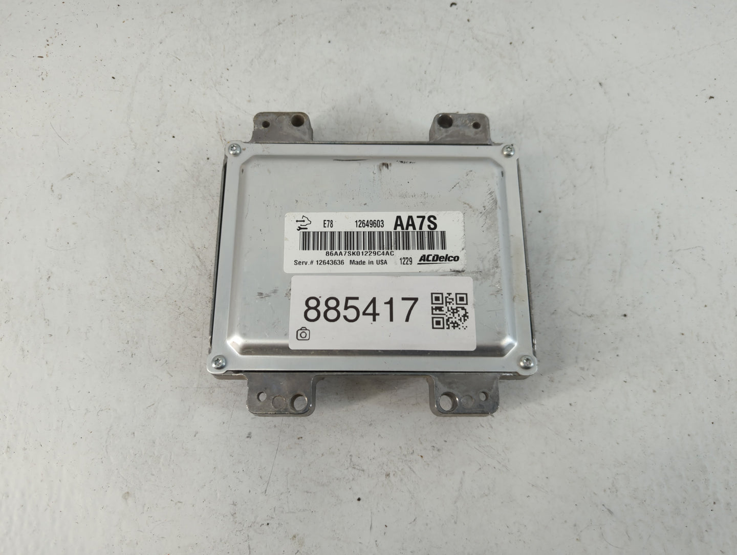 2011-2015 Chevrolet Volt PCM Engine Control Computer ECU ECM PCU OEM P/N:12643636 12649603 Fits Fits 2011 2012 2013 2014 201